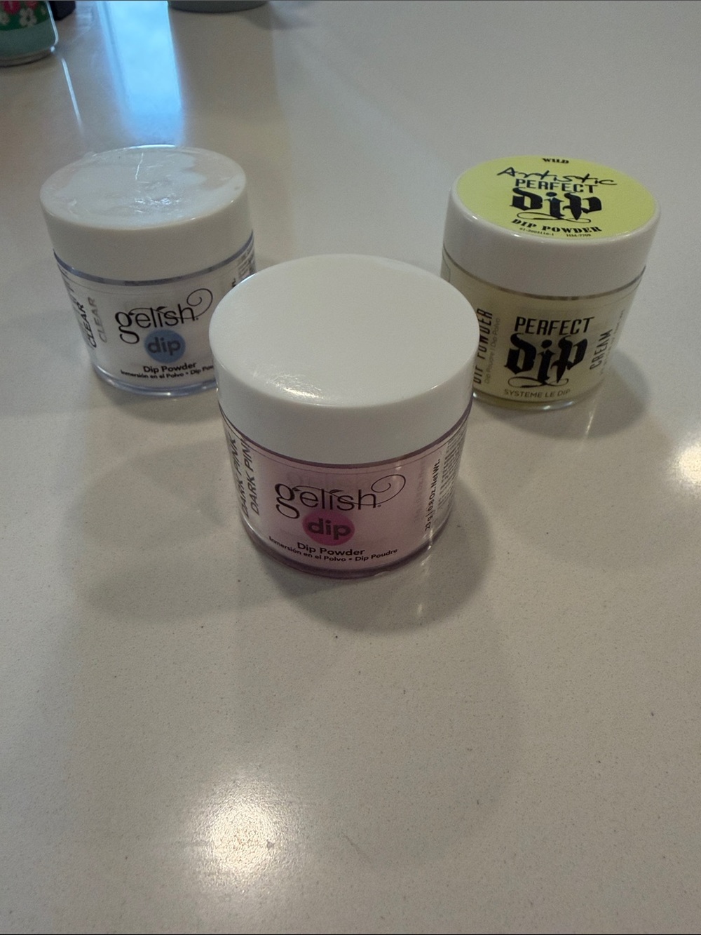 3x Gelish Dip Powder 23g
